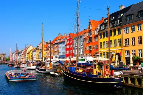 Nyhavn copenhague danemark