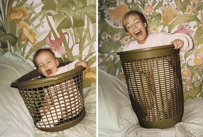 Recreation childhood photos before after 12