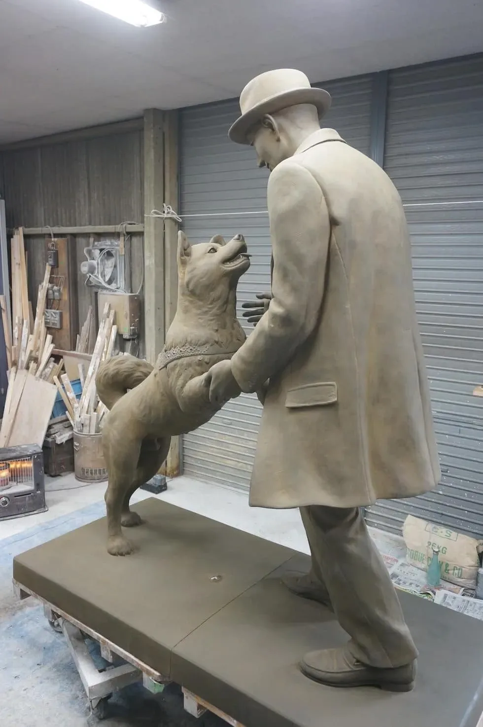 hachiko et maitre