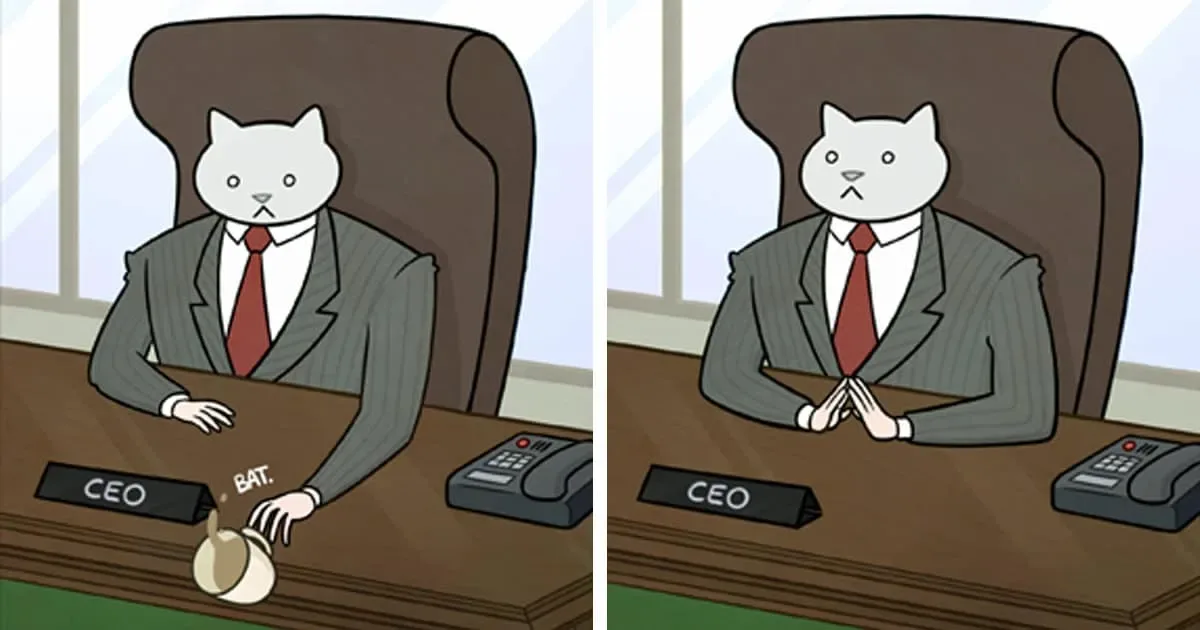 Voici à quoi ressemblerait votre bureau si votre patron était un chat.