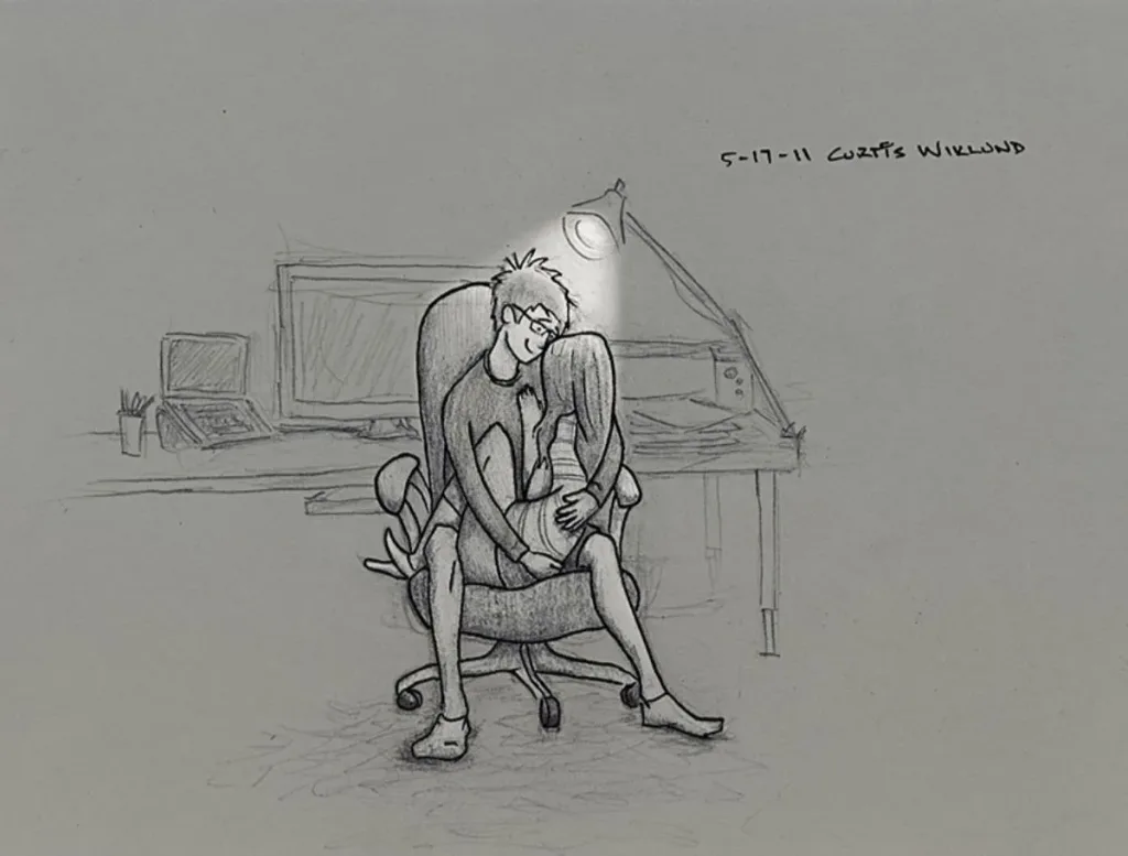 Un mari illustre son quotidien 01
