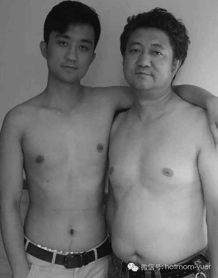 Un pere et son fils ont pris 27