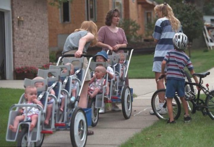 Les premiers septuples vivants du 18